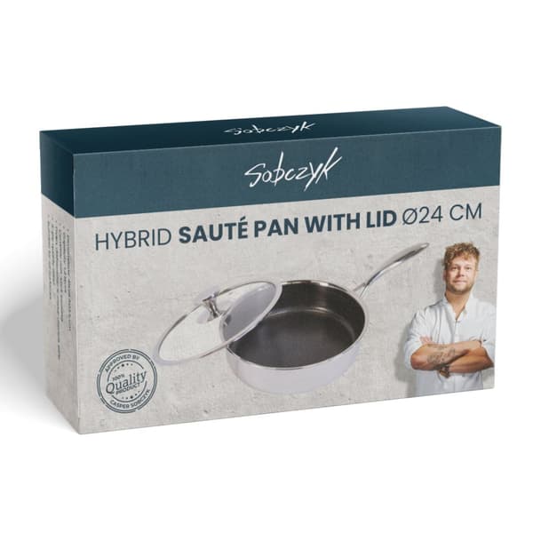 Sobczyk - Hybrid Sauterpan with Top - 24cm - 28 cm