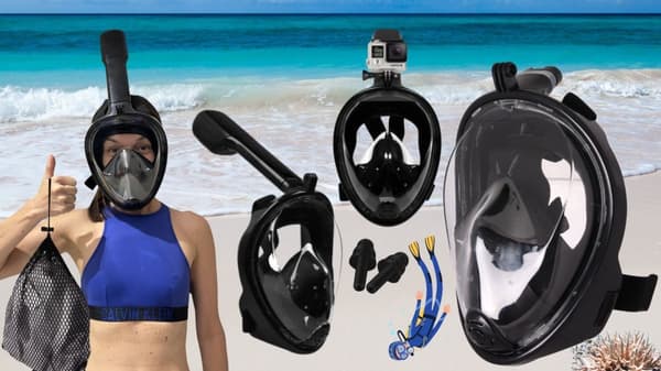 Helmask för snorkling