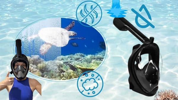 Helmask för snorkling