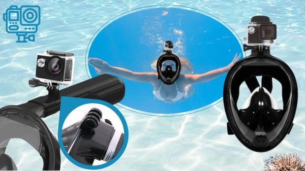 Helmask för snorkling