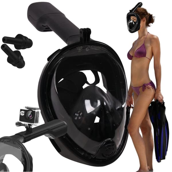 Helmask för snorkling