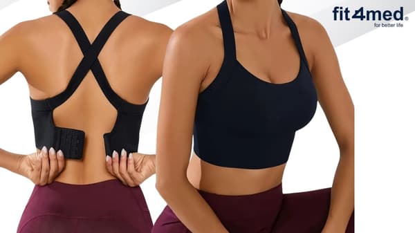 Sport-bh fitness-bh träningstopp dam M mjuk och bekväm