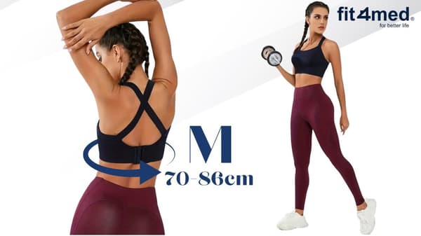 Sport-bh fitness-bh träningstopp dam M mjuk och bekväm