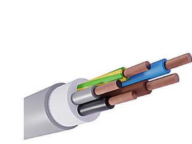 Kabel 5G35 mm2 HF Flex - Installation Kobber RZ1-K Grå 500M tromle, Til afklip
