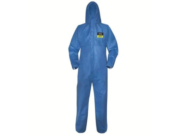 Uvex 8997612, Kjeledress, Alle kjønn, Blå, XL, Glidelås, 55 g/m²