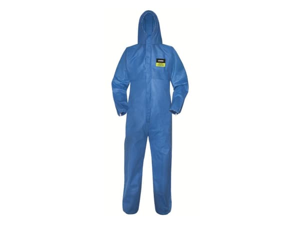 Uvex 8997612, Kjeledress, Alle kjønn, Blå, XL, Glidelås, 55 g/m²