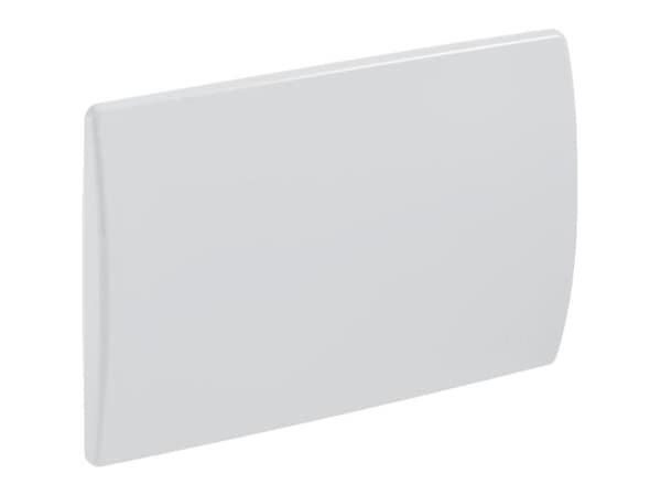 Frontplade Kappa, blank krom