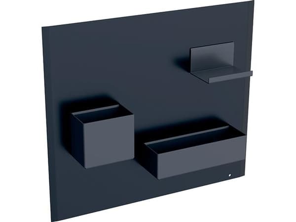 Magnettavle m/opbevaringskasse sort/lava