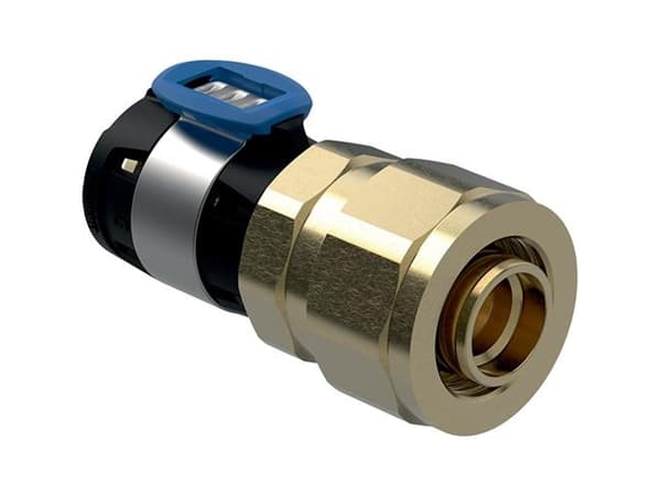 Övergång FlowFit CuZn21Si3P t/PEX 20x20