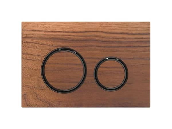 Geberit Sigma 21 ohjauspaneeli pähkinäpähkinä/musta/kromi