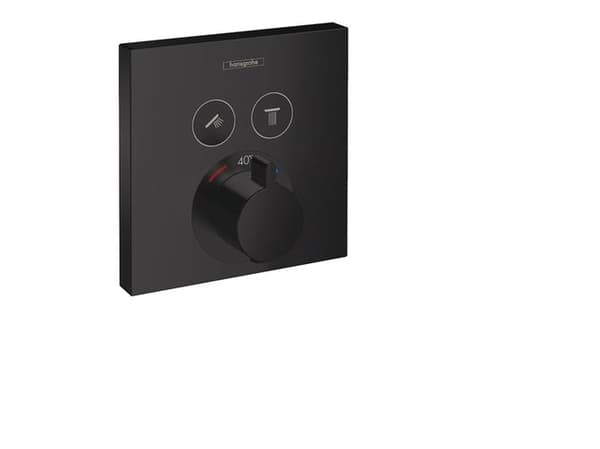 Termostatarmatur showerselect mat sort