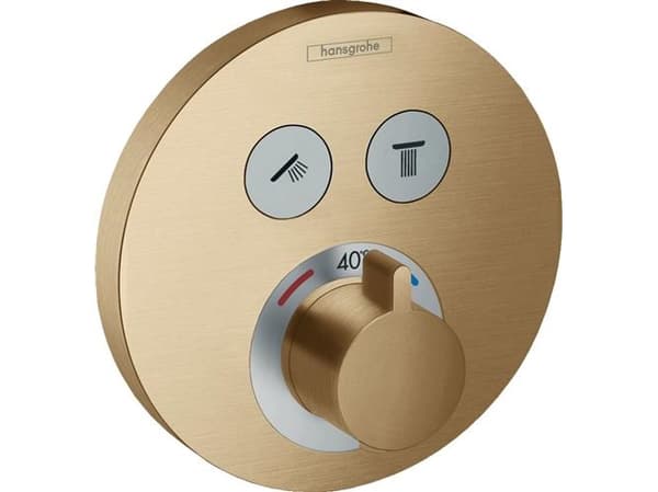 Termostat Select S borstad brons