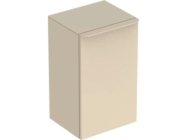 smyle square sideskab 36 sand-grå/blank