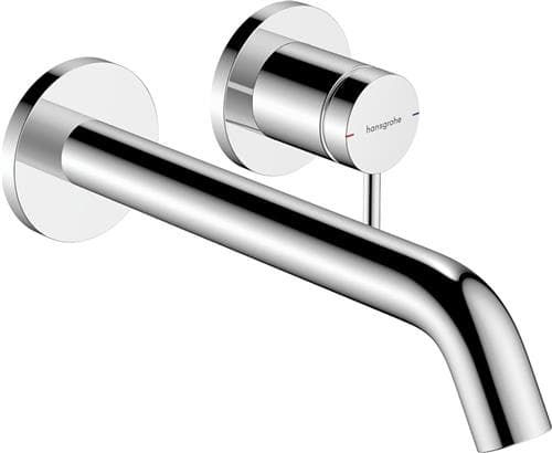Håndvaskarm Tecturis S 2huls 225mm krom