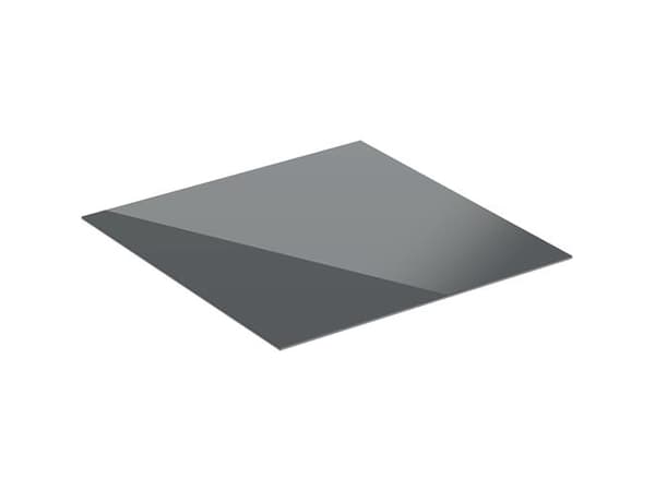 Afdækning ONE 45x0,6x46,5 glas lava