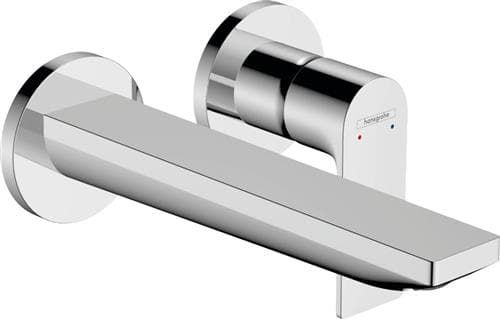 Håndvaskar Rebris E t/2-hulsindbyg. krom