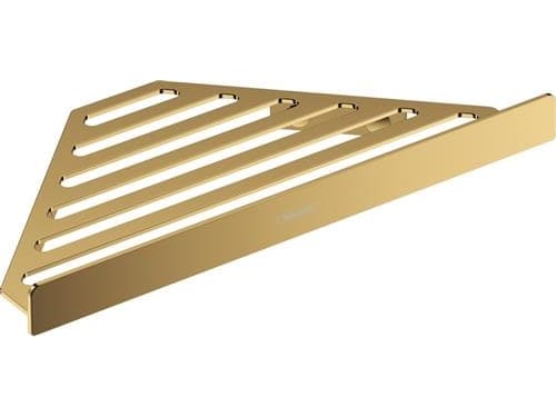 Hörnhylla AddStoris polerat guld
