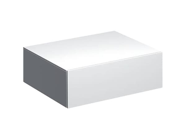 xeno² sidoskåp 58 vit/bank polerad