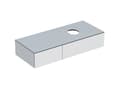 Miniatyrbild 1 av 2: variform underhylla 120 gl. vit/matt vit