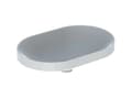 Miniatyrbilde 1 av 2: variform vask t/indb. elip 60x40 hvid kt