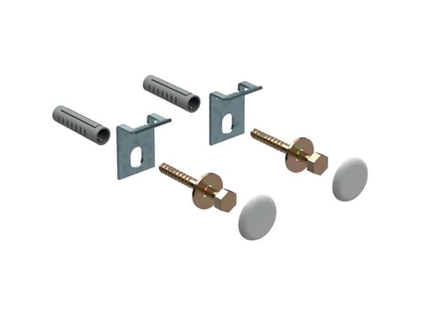fastgørelse t/urinal, kerafix (2st) hvid