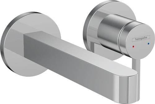 Tvättställ Finoris 2-H t/vägg 165 pipa krom