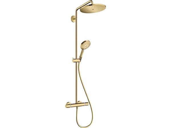 Duschsystem Select 280 Eco polerat guld
