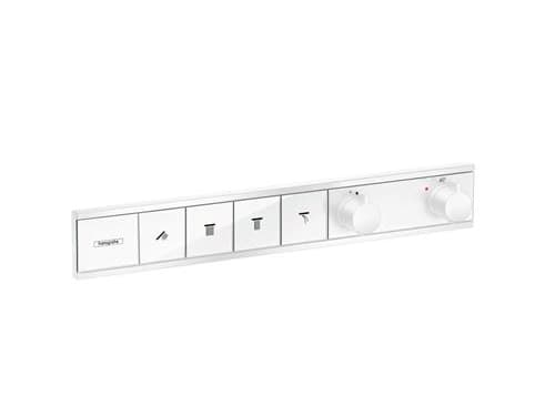 hansGrohe RainSelect termostatarmatur, indbyg. 4 udtag mat hvid