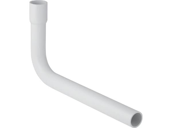 Huuhteluputken jatke 90gr 32mm valkoinen m/mf