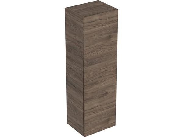 smyle sq. halvh. skab 36 nød hickory/mel
