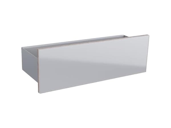 acanto hylde 45cm. mat/grå, blank/grå
