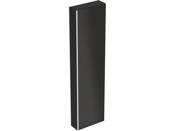 acanto højskab 45 mat/sort, blank/sort