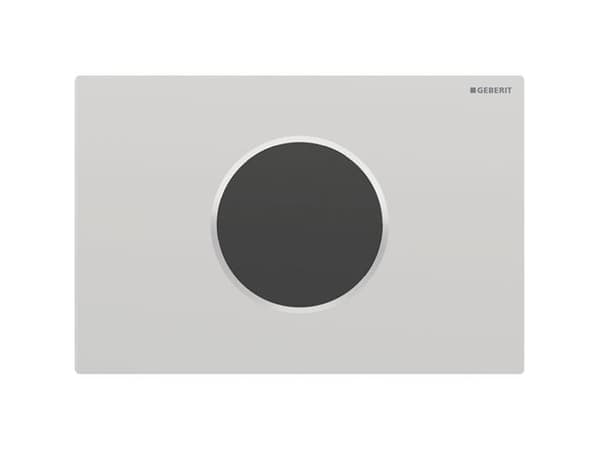 Betjeningsplade Sigma10 elek dobb krom