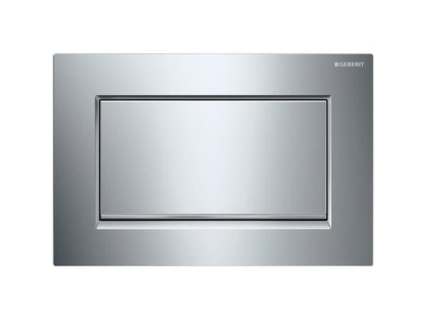 Geberit 115.893.KY.1, Huuhtelulevy, Kromi, Geberit, 246 mm, 12 mm, 164 mm