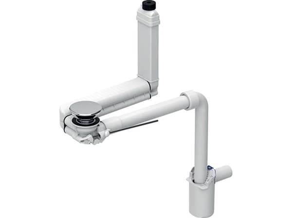 Tvättställsavlopp Clou rymdbesparande modell 32mm