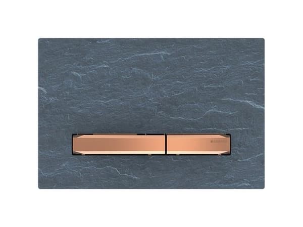 Geberit Sigma 50 -ohjauslevy mustangin liuskekivi/punainen kultaa