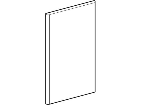 Låge t/underskab t/håndvask B=60cm hvid