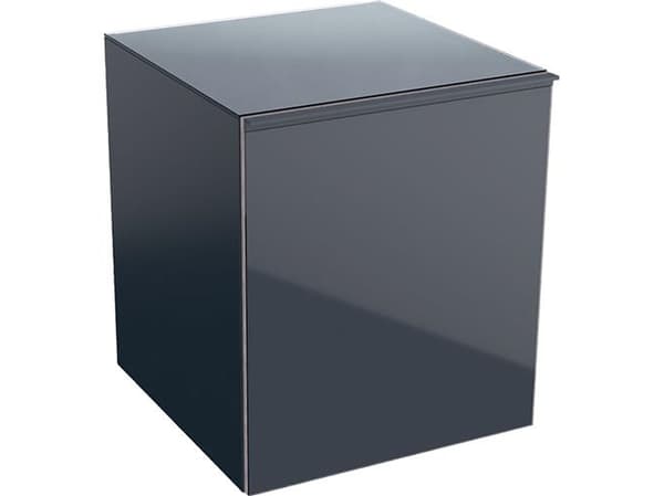 acanto sidoskåp 45 matt/lava,glossy/lava