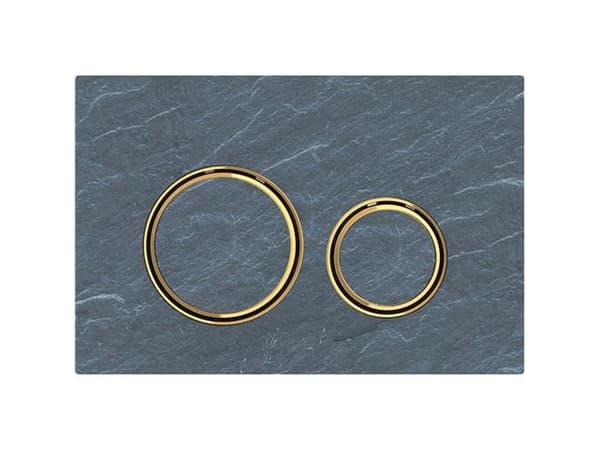 Geberit Sigma 21 ohjauspaneeli mustangin liuskekivi/messinkiä