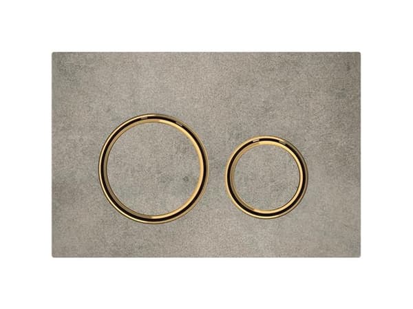 Geberit Sigma 21 ohjauspaneeli betonista/messingistä