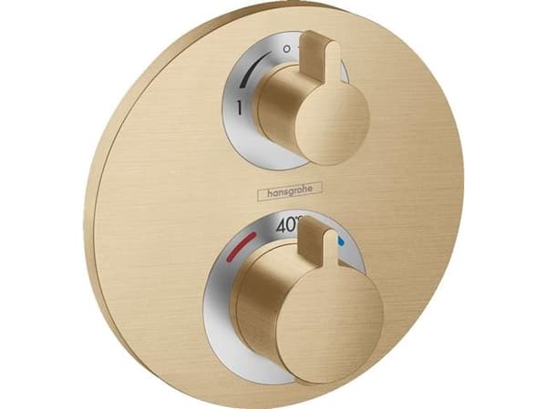 Termostat indb. Ecostat S børstet bronze