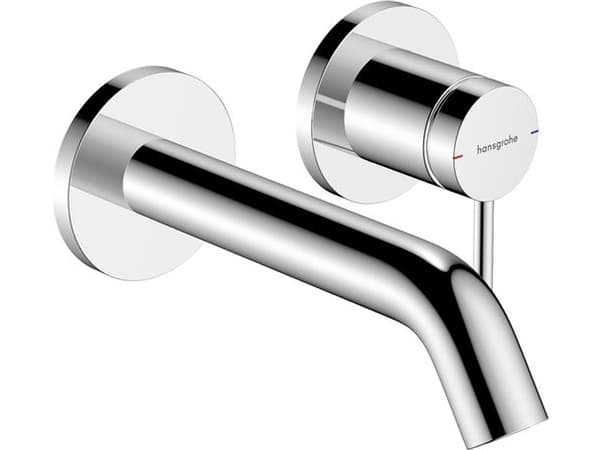 Håndvaskarm Tecturis S 2huls 165mm krom