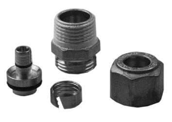 Overgangssnippel 16x1/2'' pex udv.