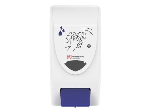 Soap dispensers, Deb, Cleanse Heavy hvid/blå, 1 stk