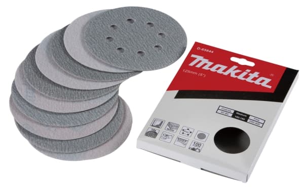 Makita D-65844, Slipskiva, Trä, Makita, Grå, Rund, 12,5 cm