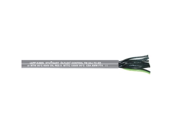 LAPP ÖLFLEX® CONTROL TM Styreledning 2 x 1.5 mm² Grå 281602/76 76 m