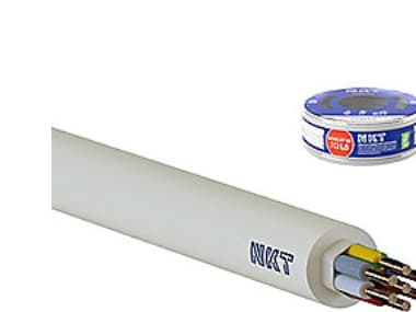 Kabel 7G1,5 mm2 NOIKLX 90 Dca - Installationskabel Ljusgrå, Ring 100M - (100 meter)