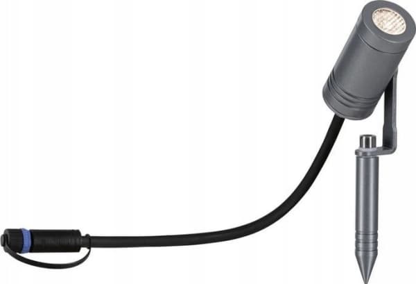 Paulmann 94368, Markbelysning utomhus, Grå, Gjuten aluminium, IP65, Trädgård, III Grå