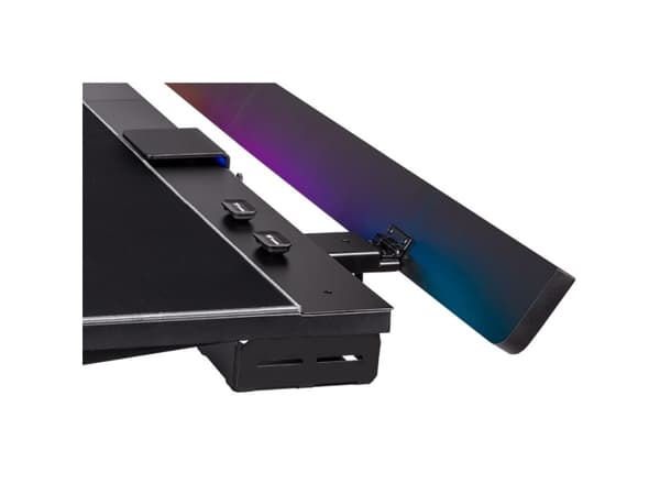 Thermaltake G700, Rak, Rektangulär form, Spånskiva, 6,5 cm, Röd/Grön/Blå, 130 kg