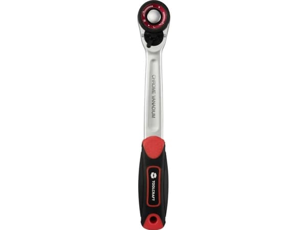 TOOLCRAFT TO-9626403 Reversibel skralde 1/4 (6,3 mm) 13.5 cm